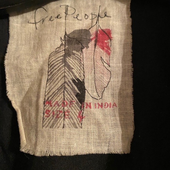 Free People black leather jacket - Picture 7 of 8